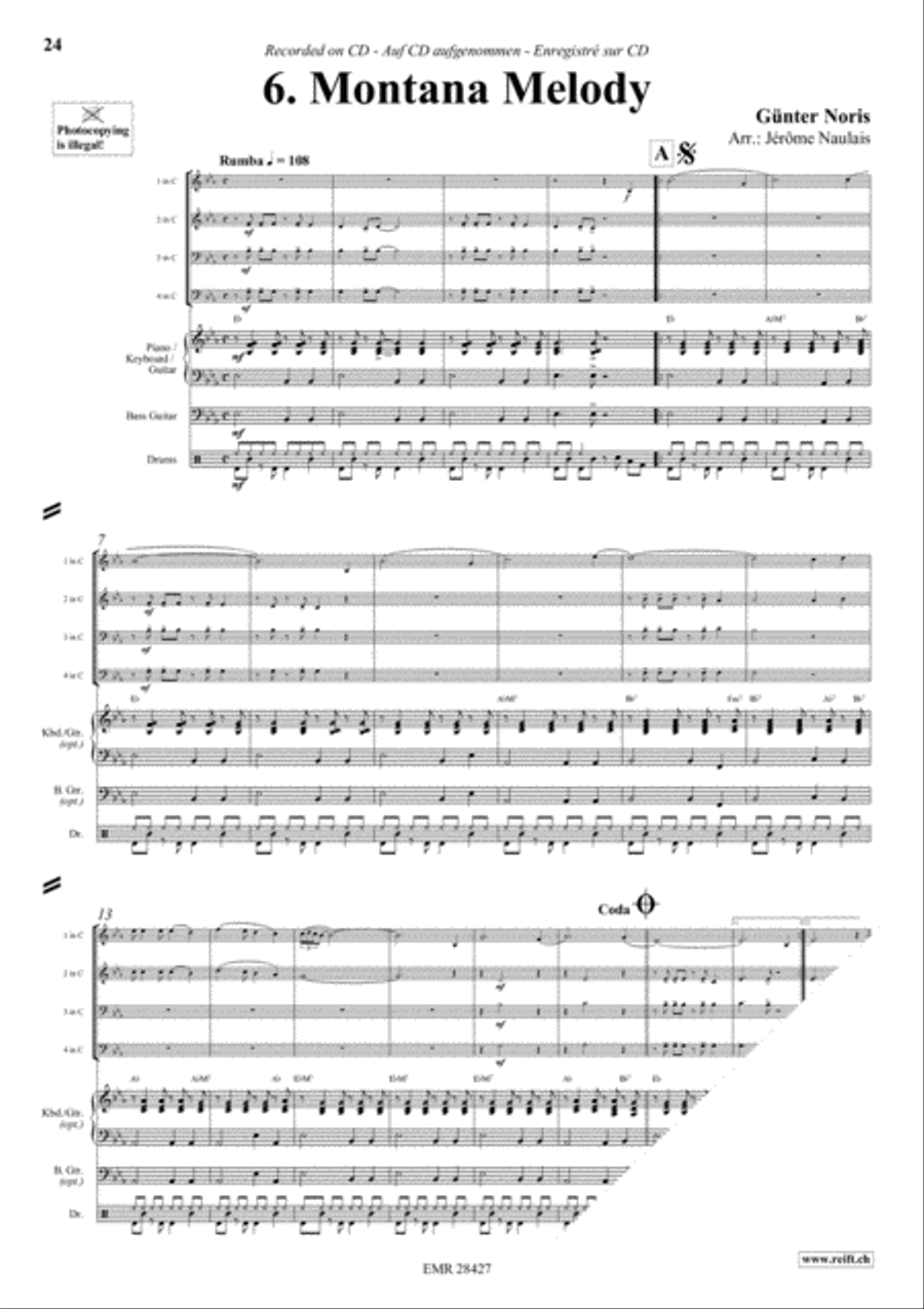 Let's Dance Volume 3 Let's Dance Volume 3 Woodwind Quartet scores gallery preview page 8