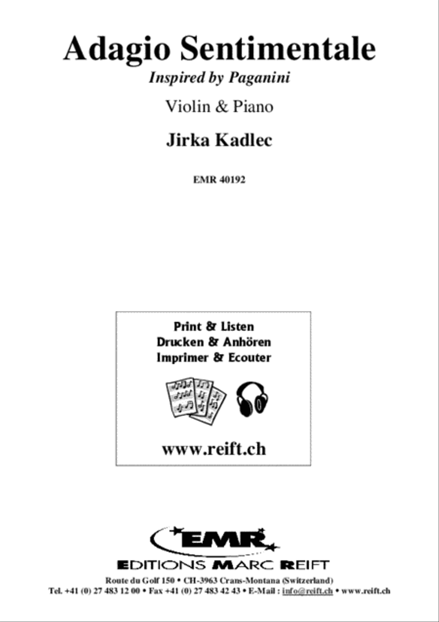Adagio Sentimentale Adagio Sentimentale Violin Solo scores gallery preview page 2
