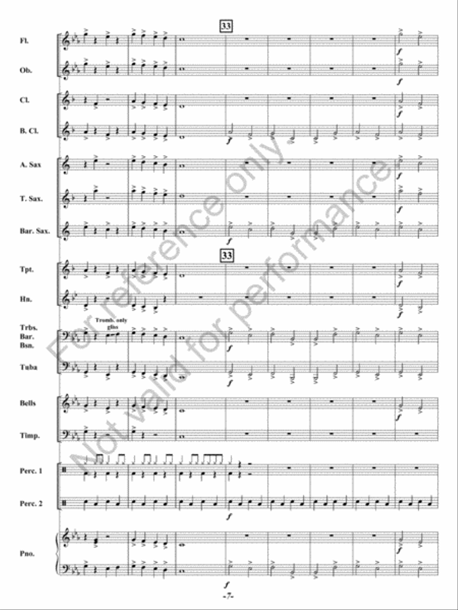 Our First Band Concert Concert Band scores gallery preview page 32