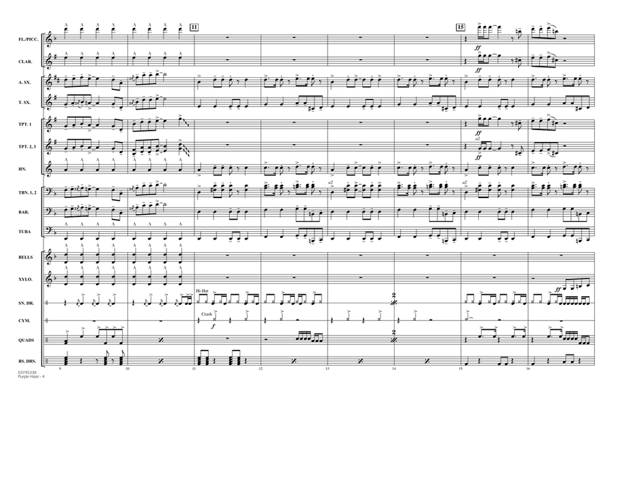 Purple Haze - Full Score Score scores gallery preview page 3