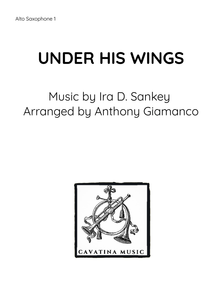 Under His Wings (alto saxophone trio) Woodwind Trio scores gallery preview page 5