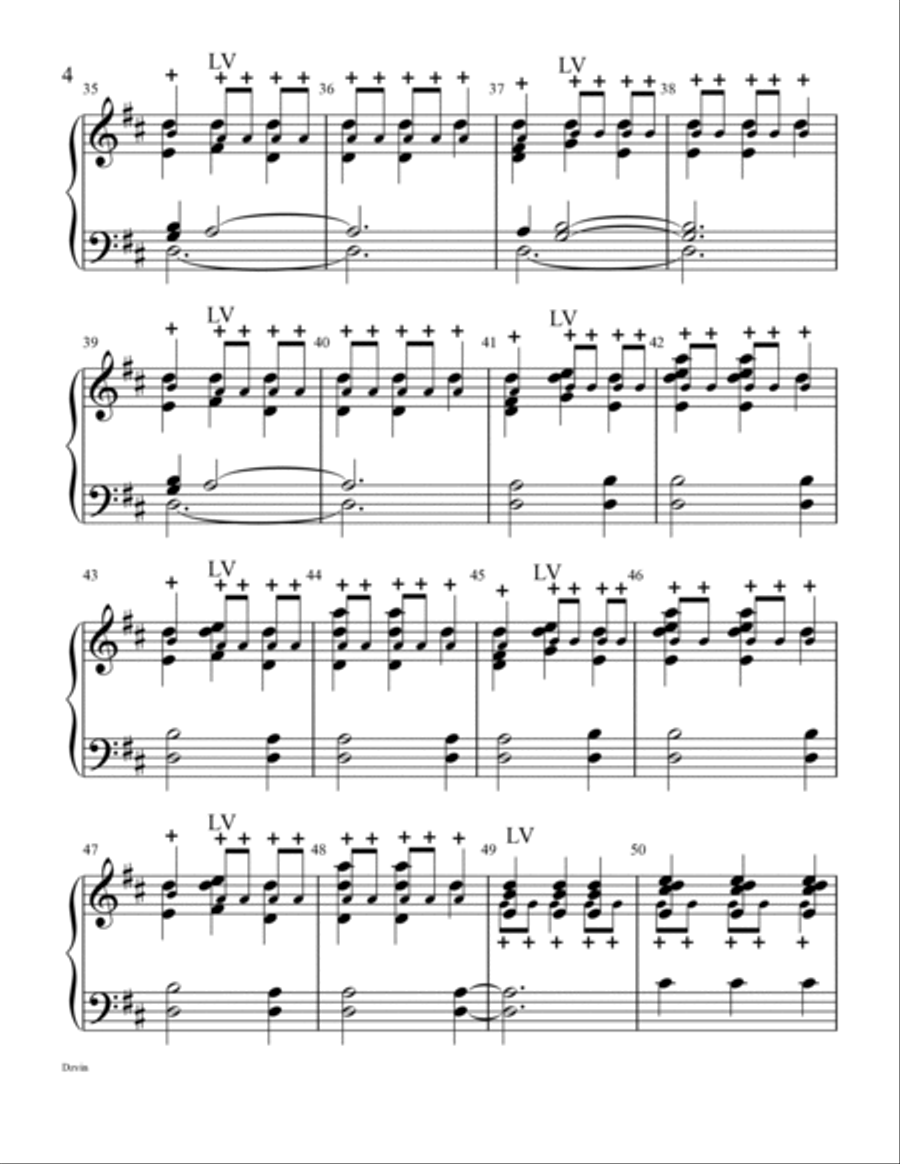 DZVIN - bell-ringing in Ukrainian Handbell Choir scores gallery preview page 3