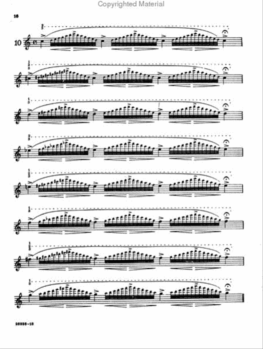 Lip Flexibility on the Trumpet Trumpet scores gallery preview page 3