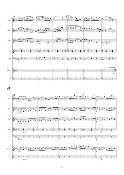 VOLOGDA (Accordion orchestra full score and parts) image number null