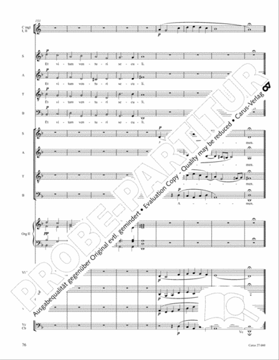 Messe a quatre voix 4-Part scores gallery preview page 87