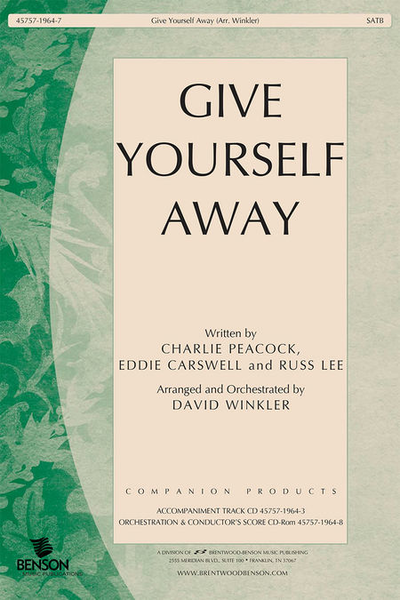 Give Yourself Away (Orchestra Parts and Conductor's Score, CD-ROM)