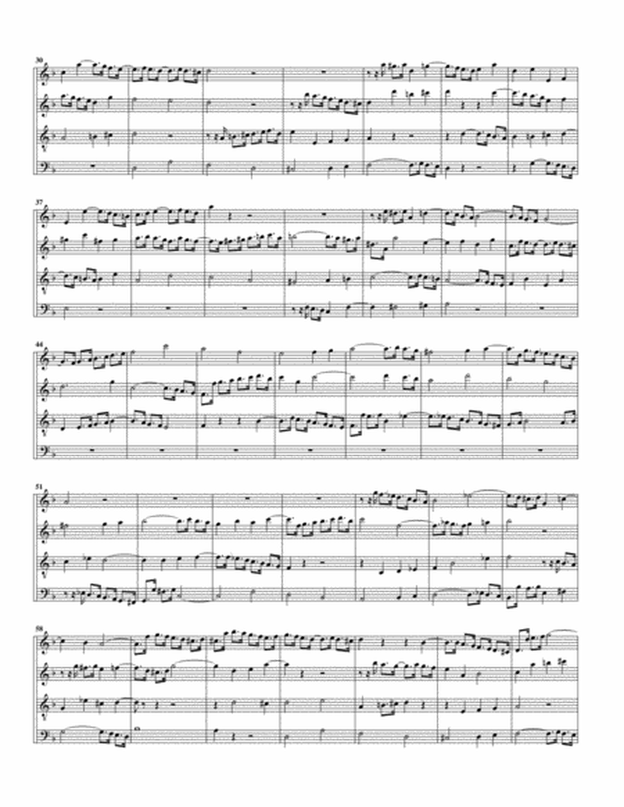 Contrapunctus 2 from Art of Fugue, BWV 1080 (arrangement for recorders)