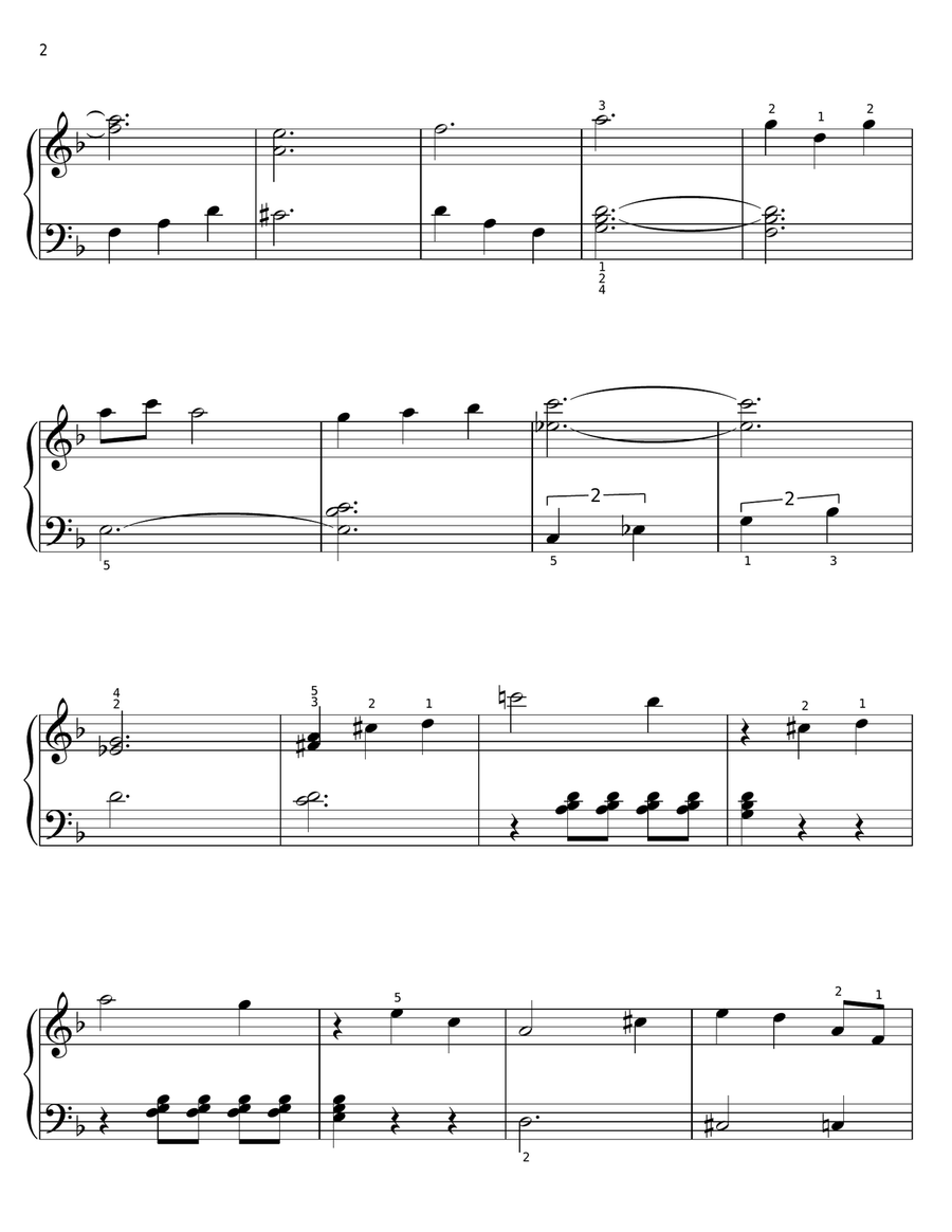 The Artist Ouverture The Artist Ouverture Voice scores gallery preview page 2
