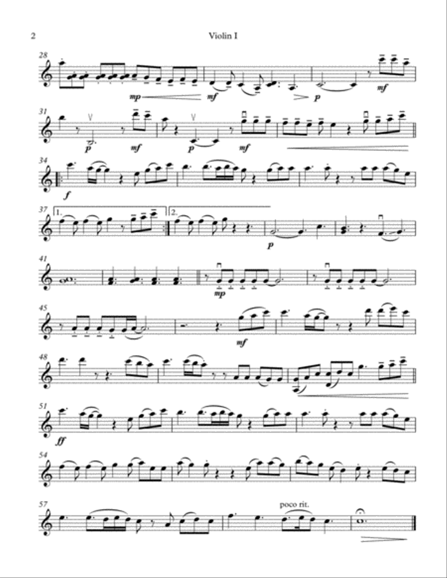 Like I'm Gonna Lose You String Quartet scores gallery preview page 2