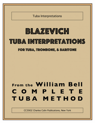 Book cover for Blazevich Tuba Interpretations
