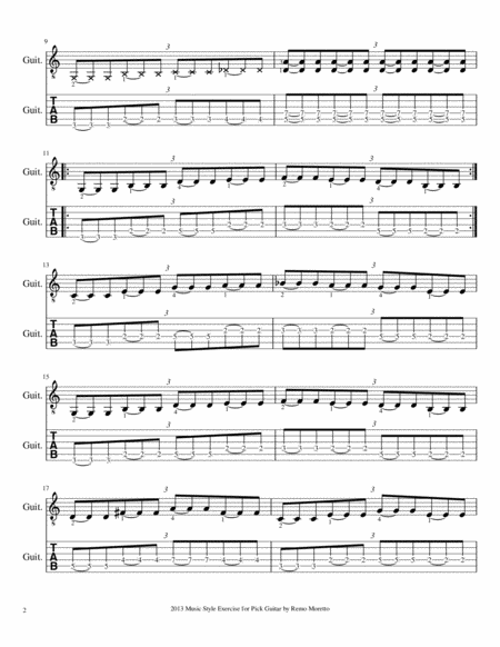 The Boogie Woogie for Guitar with Pick image number null
