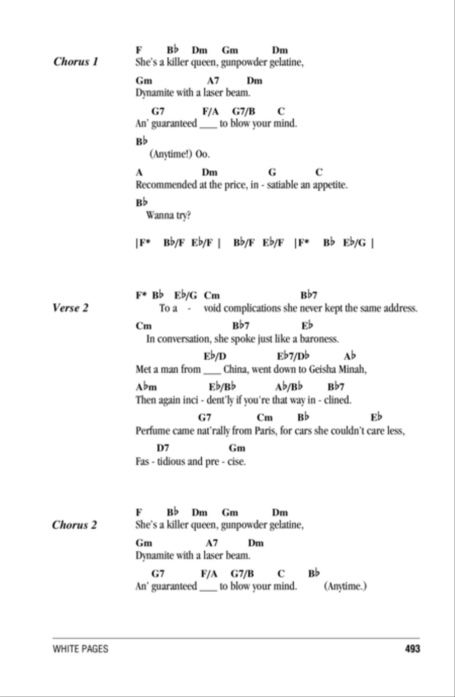 Killer Queen Killer Queen Acoustic Guitar scores gallery preview page 2