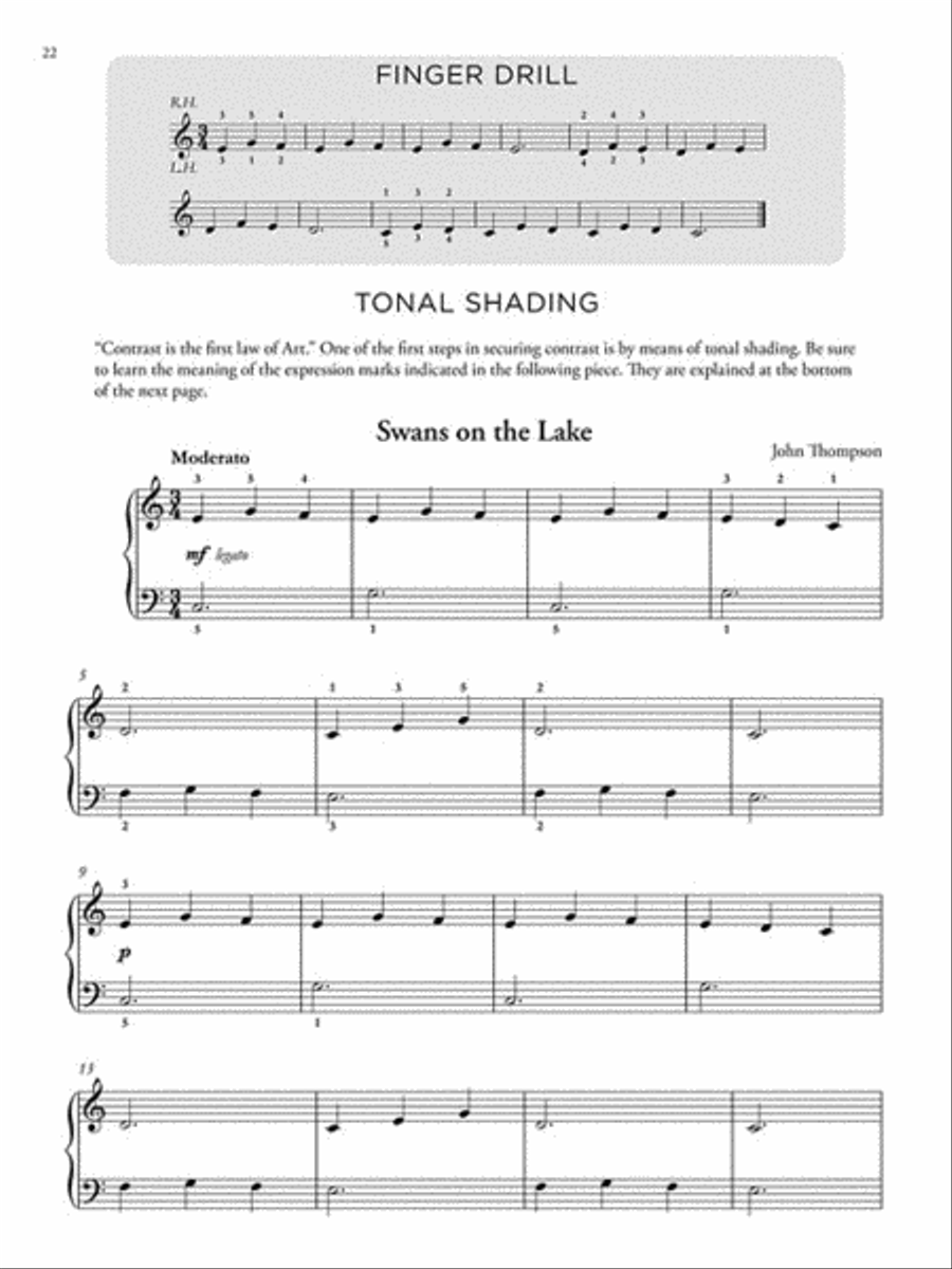 John Thompson's Adult Piano Course – Book 1 Piano Method scores gallery preview page 6