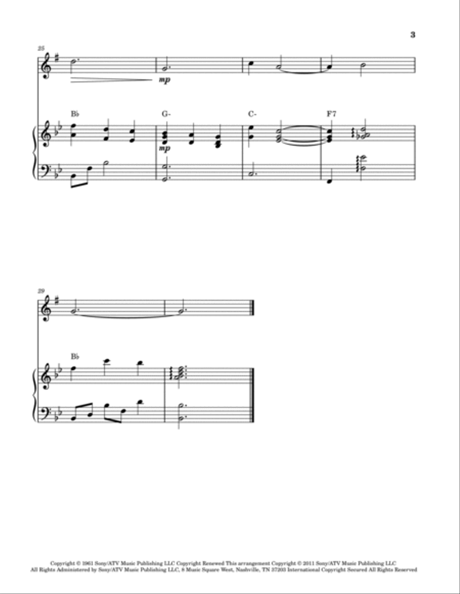 Moon River Alto Saxophone scores gallery preview page 3