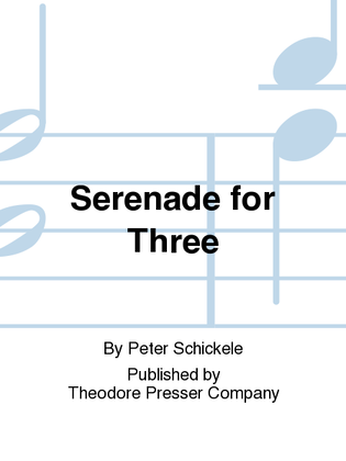 Book cover for Serenade for Three