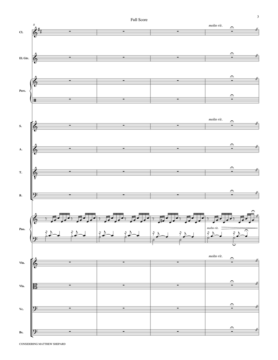 Considering Matthew Shepard - Score Choir scores gallery preview page 3