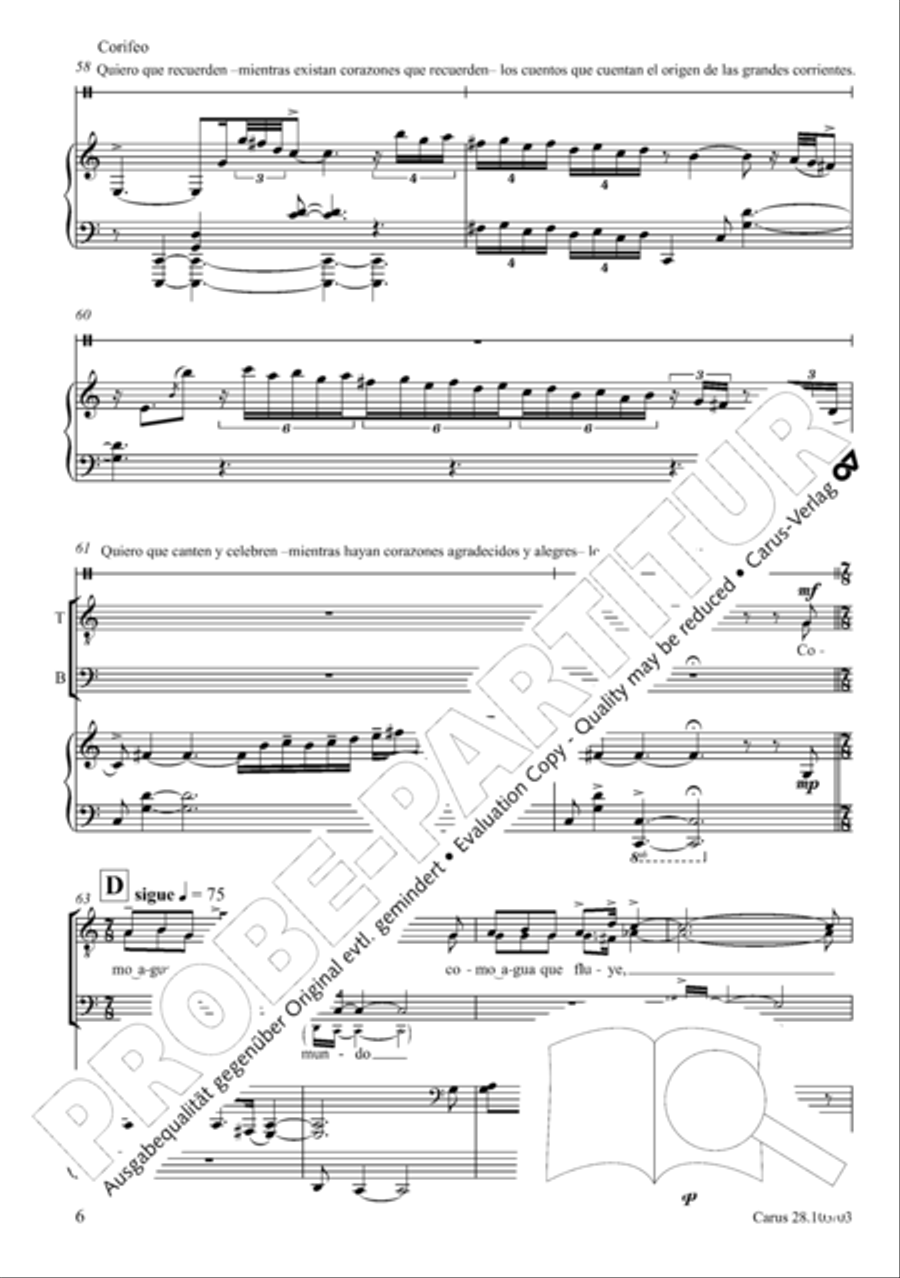 Water Water 4-Part scores gallery preview page 21