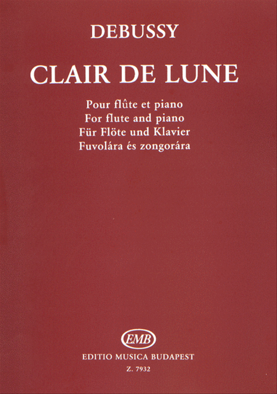 Clair de lune Clair de lune Flute Solo scores gallery preview page 1