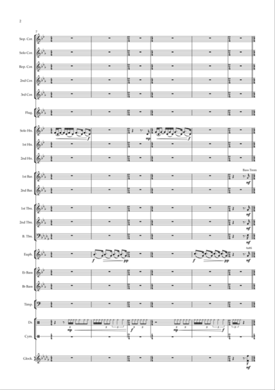 Theme From The Mandalorian Brass Band scores gallery preview page 3