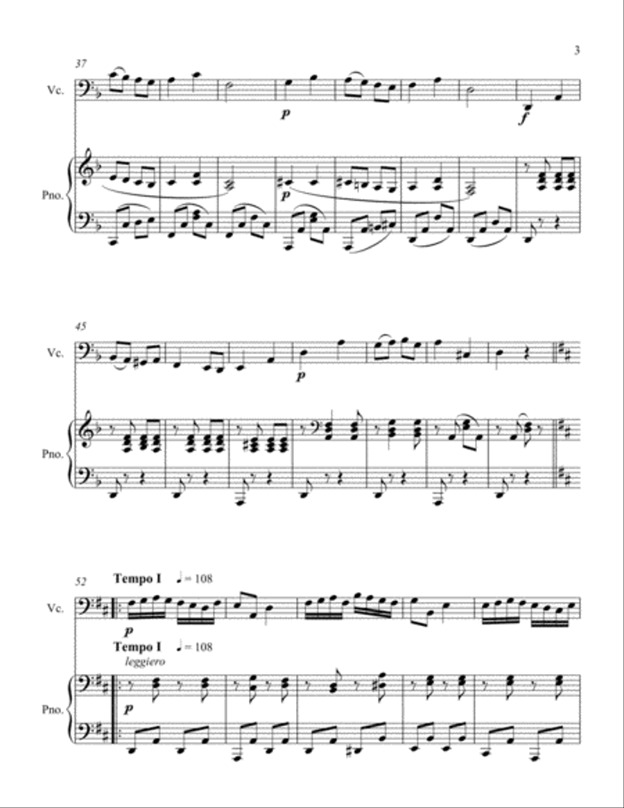 Hungarian Sketch Hungarian Sketch Piano scores gallery preview page 3