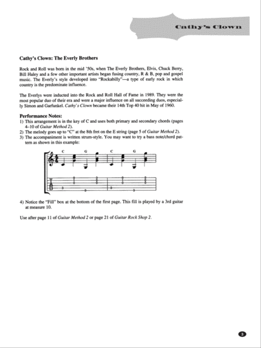 Belwin's 21st Century Guitar Song Trax 2 Electric Guitar scores gallery preview page 3