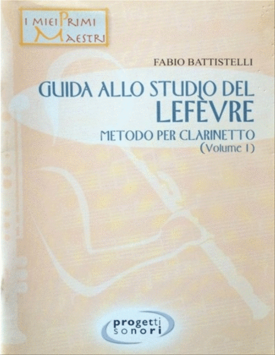 Guida Allo Studio Del Lefèvre vol. 1 Clarinet Solo scores gallery preview page 1