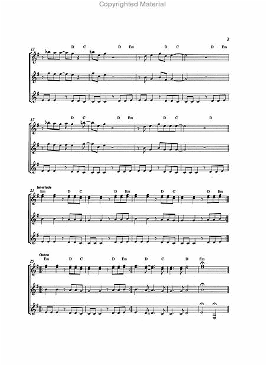 Jimi Hendrix Jimi Hendrix Guitar Ensemble scores gallery preview page 3