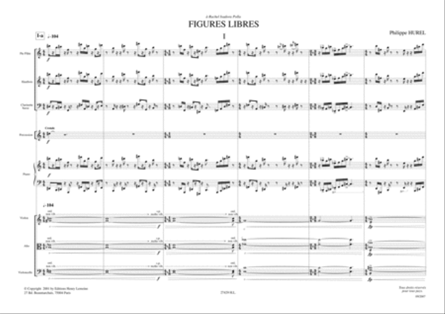 Figures Libres Score scores gallery preview page 2