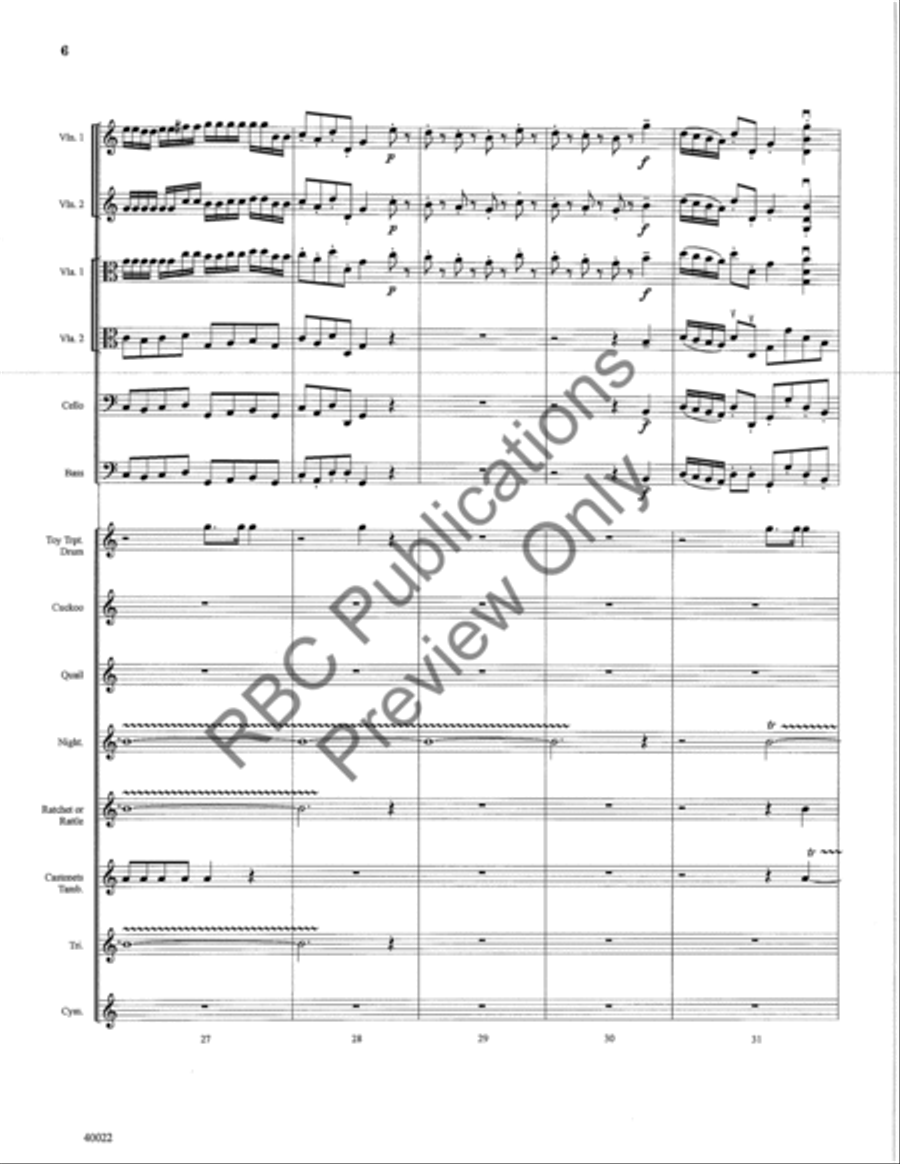 Toy Symphony Toy Symphony String Orchestra scores gallery preview page 9