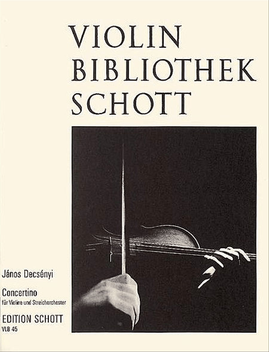 Concertino Violin Solo scores gallery preview page 1