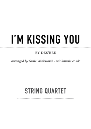 Book cover for I'm Kissing You