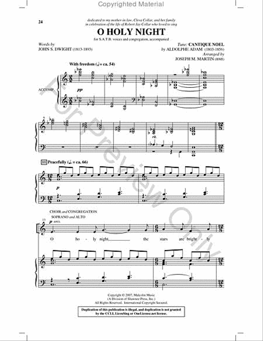 Carols for Choir and Congregation Choir scores gallery preview page 23