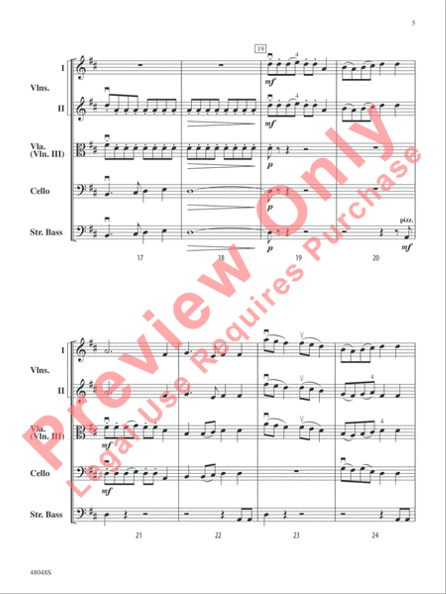 A Christmas Canticle A Christmas Canticle String Orchestra scores gallery preview page 6