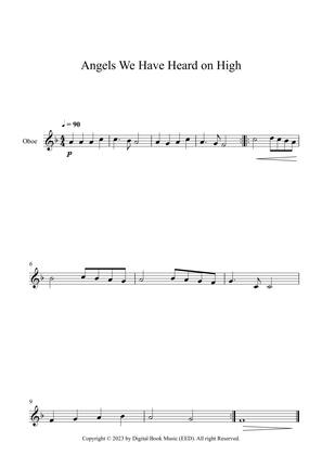Book cover for Angels We Have Heard on High (Oboe)