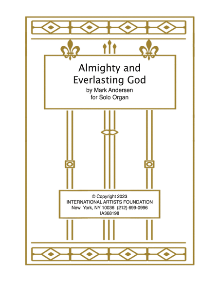 Almighty and Everlasting God for organ by Mark Andersen