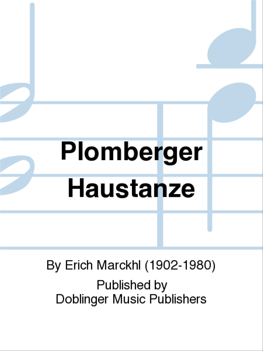 Plomberger Haustanze Violin Solo scores gallery preview page 1
