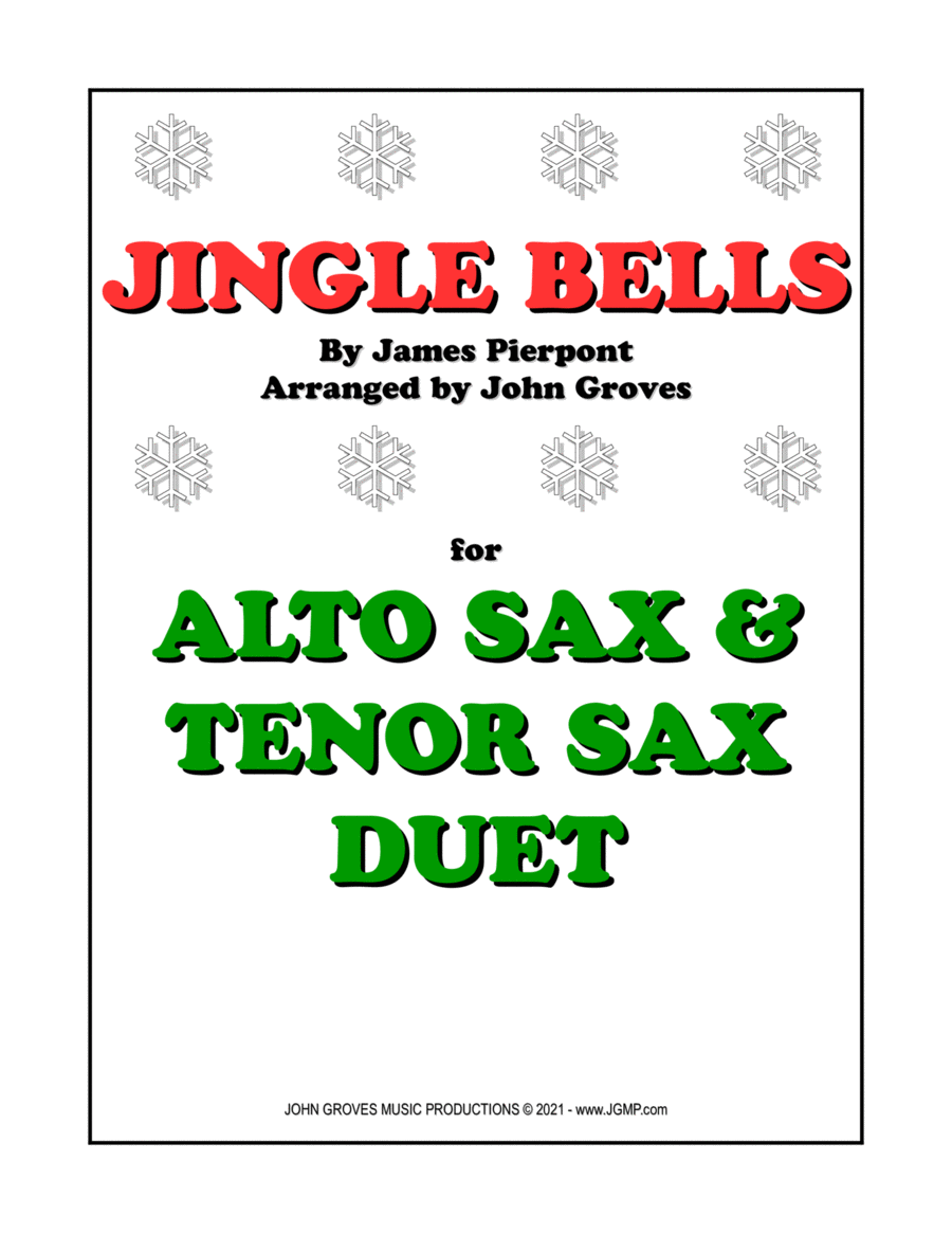 Jingle Bells - Alto Sax & Tenor Sax Duet image number null