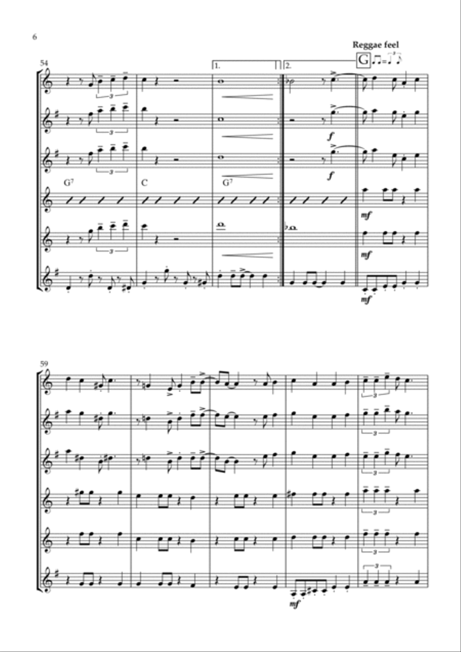All About You Woodwind Ensemble scores gallery preview page 6