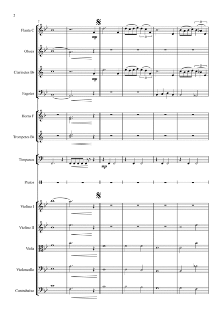 Uma melodia para Leônia Leão Concert Band scores gallery preview page 4