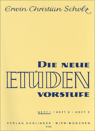 Book cover for Die neue Etudenvorstufe Band 1