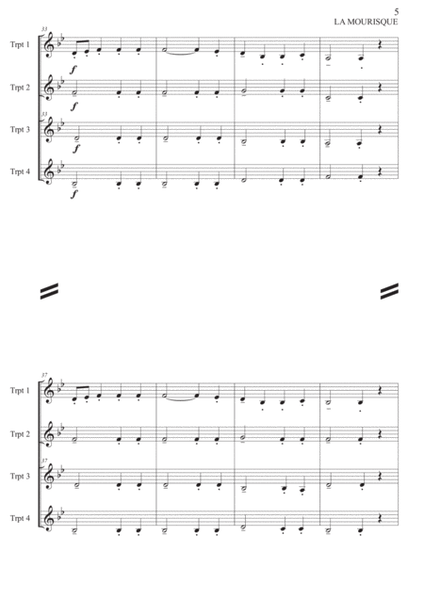 La Mourisque - Trumpet quartet image number null