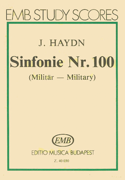 Symphony No. 100 in G Major "Military"