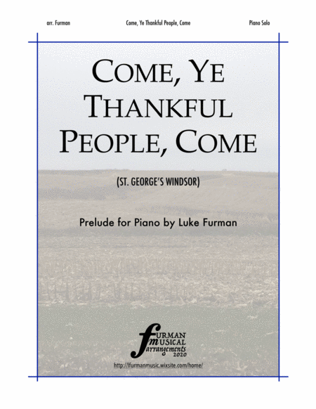 Come, Ye Thankful People, Come (Prelude for Piano) image number null