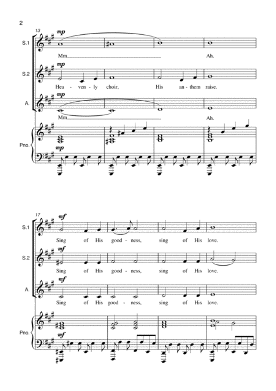 I am the Way I am the Way 4-Part scores gallery preview page 2