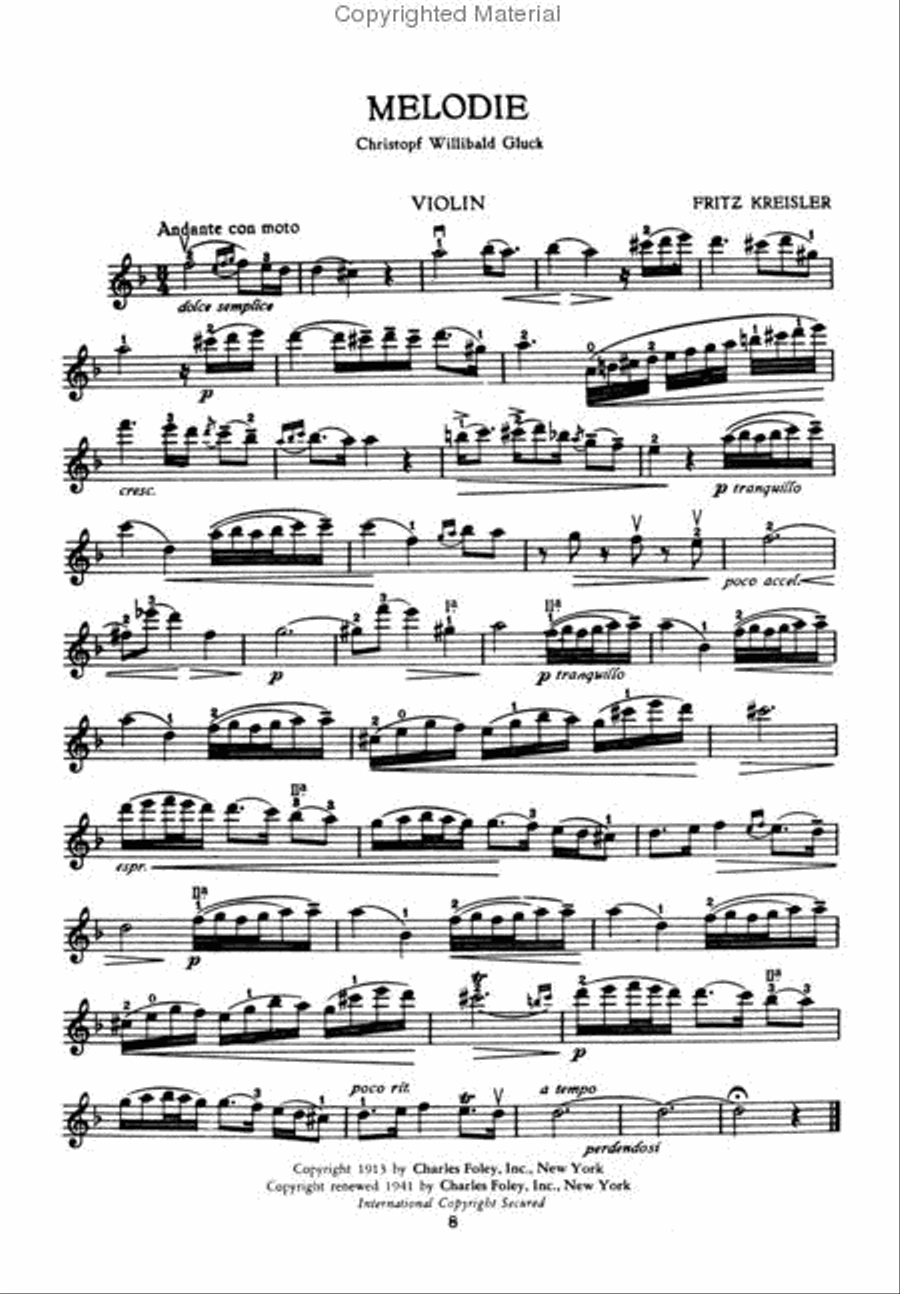 Melodie Violin Solo scores gallery preview page 2
