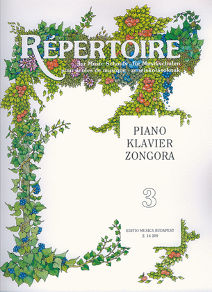 Book cover for Repertoire für Musikschulen - Klavier III