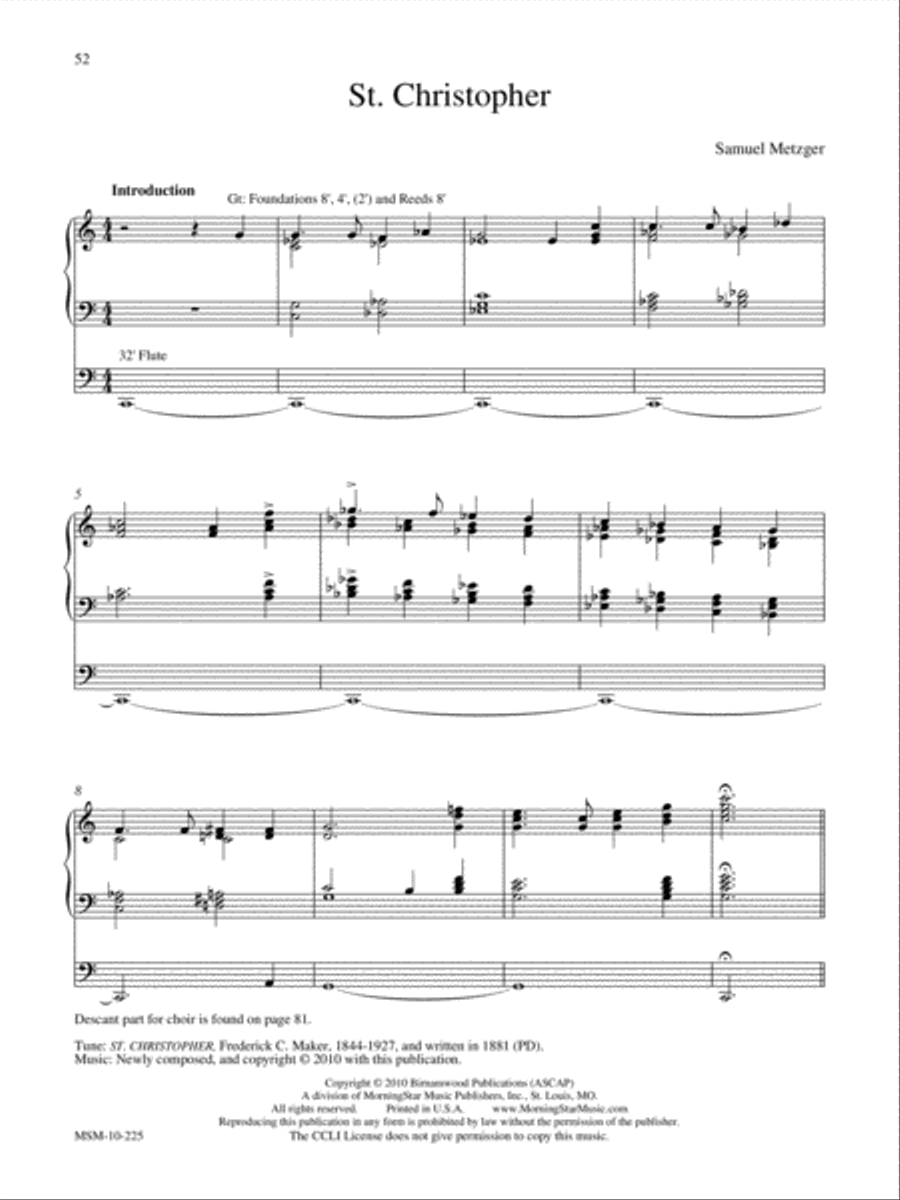 The Festival Hymn Collection, Volume 2 Organ scores gallery preview page 15