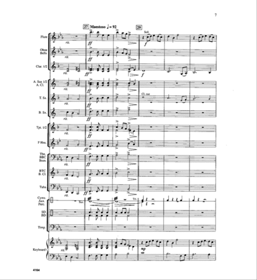 Rogue River Rhapsody Rogue River Rhapsody Concert Band scores gallery preview page 8