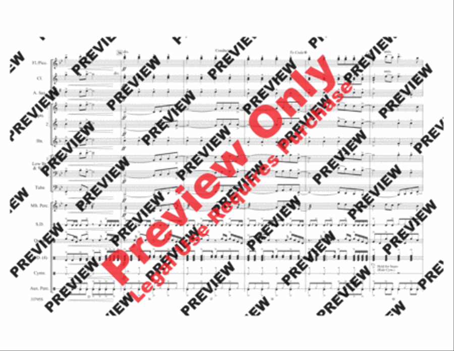 Don't Stop Believin' Marching Band scores gallery preview page 7
