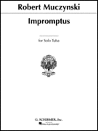 Book cover for Impromptus for Solo Tuba, Op. 23